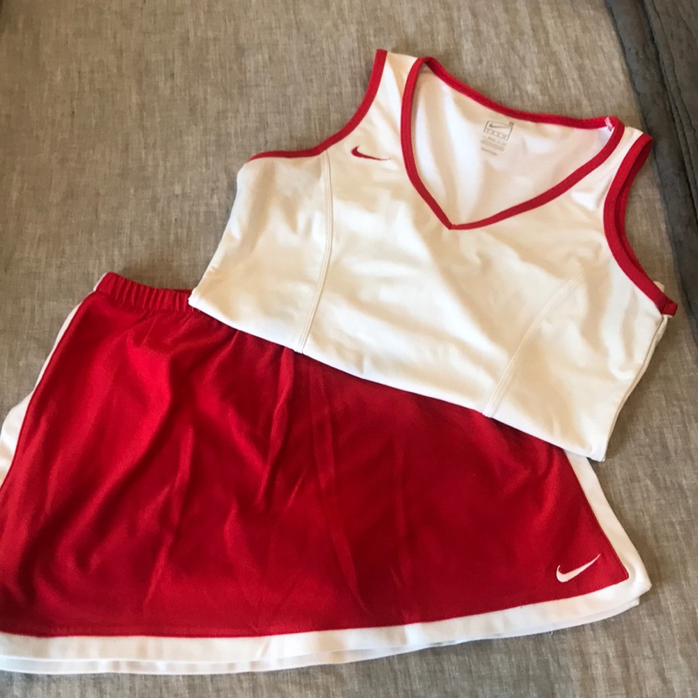 Nike tennis Skort and top used